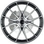 SC48 Gloss Black Face Polish Wheels