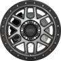 KM544 MESA Satin Black With Gray Tint Wheels