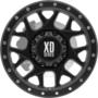 XD127 BULLY Satin Black With Reinforcing Ring Wheels