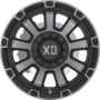 XD852 GAUNTLET Satin Black With Gray Tint Wheels