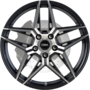 Monza GT Dark Graphite Machined Face Wheels