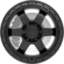 BLOCK MATTE BLACK WITH BLACK RING Wheels