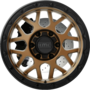 KM535 GRENADE OFF-ROAD Matte Bronze Matte Black Lip Wheels