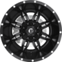 LETHAL 1-PIECE MATTE BLACK MILLED Wheels