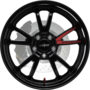 95V GLOSS BLACK Wheels