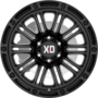XD846 DOUBLE DEUCE Satin Black Wheels