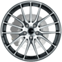 SC49 Gloss Black Face Polish Wheels