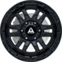 AXR Predator 6 Satin Black Wheels