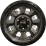 IRONMAN Matte Gunmetal / Black Beadlock Wheels