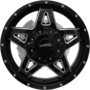 DT2 Gloss Black Milled Wheels