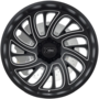 XD826 SURGE Satin Black Milled Wheels