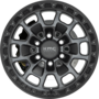 KM718 SUMMIT Satin Black With Gray Tint Wheels