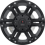 XD822 MONSTER II Matte Black Wheels