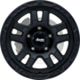 AXR Predator 5 Satin Black Wheels
