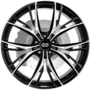SP77 Gloss Black/Full Polish Wheels