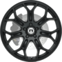 MR120 TECHNO MESH S SATIN BLACK Wheels