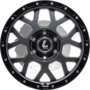 POLARIS GREY WITH BLACK LIP Wheels