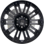 XD810 BRIGADE Satin Black Wheels