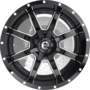 MAVERICK 1-PIECE GLOSS BLACK MILLED Wheels