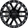 HAVOC MATT BLACK MACHINED Wheels