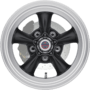 TORQ THRUST D SATIN BLACK W/MACHINED LIP Wheels