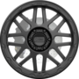 XD135 GRENADE OR Matte Gray Matte Black Lip Wheels