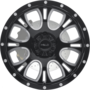 HE879 Gloss Black Machined Wheels