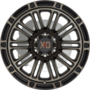 XD846 DOUBLE DEUCE Satin Black With Dark Tint Wheels