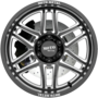 MO992 FOLSOM Gloss Black Milled Wheels