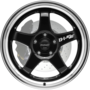 D-1SE GLOSS BLACK MIRROR LIP Wheels