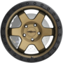 SIX-OR MATTE BRONZE BLACK BEAD RING Wheels