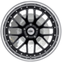 VALENCIA GLOSS BLACK W/ MIRROR CUT LIP Wheels