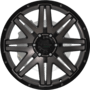 RAMPAGE-X DARK TINT TOUGH BLACK Wheels