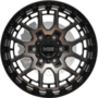 GRAVEL COPPER TINT + SATIN BLACK LIP Wheels