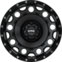 KM529 HOLESHOT Satin Black Wheels