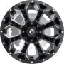 ASSAULT 1-PIECE GLOSS BLACK MILLED Wheels