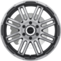AR901 SATIN BLACK MACHINED Wheels
