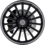 MILLENIUM GLOSS BLACK W/ MIRROR CUT LIP Wheels