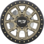 DT-1 Satin Gold Black Lip Wheels