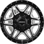 MAVERICK GLOSS BLACK MILLED Wheels