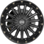 KM102 SIGNAL Satin Black Wheels