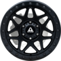 AXR Stomper Satin Black Wheels