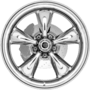 CUSTOM TORQ THRUST II TWO-PIECE CHROME W/ POLISHED BARREL Wheels