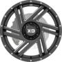 XD835 SWIPE Satin Black Milled Wheels