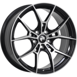 Image of PDW Wheels FF103 Black Machined