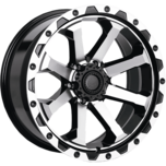 Image of American Outlaw Wheels CAPONE Satin Black Machined