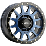 Image of Method Race Wheels 305 NV GLOSS BAHIA BLUE - GLOSS BLACK LIP