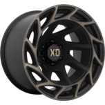 Image of XD Wheels XD860 ONSLAUGHT Satin Black With Bronze Tint