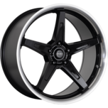 Image of ROH Wheels RF5 GLOSS BLACK MACHINED