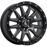 Image of LENSO Wheels MX-MARVEL GREY WITH BLACK LIP